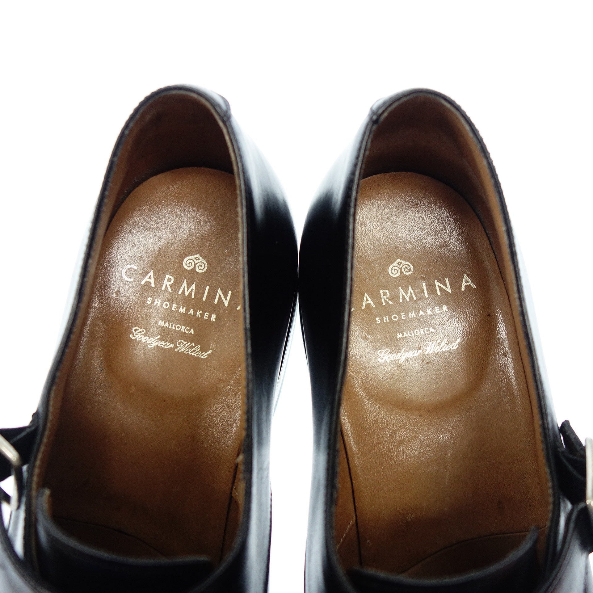 CARMINA】カルミナ 80326 ダブルモンクストラップ ブラック サイズ UK7