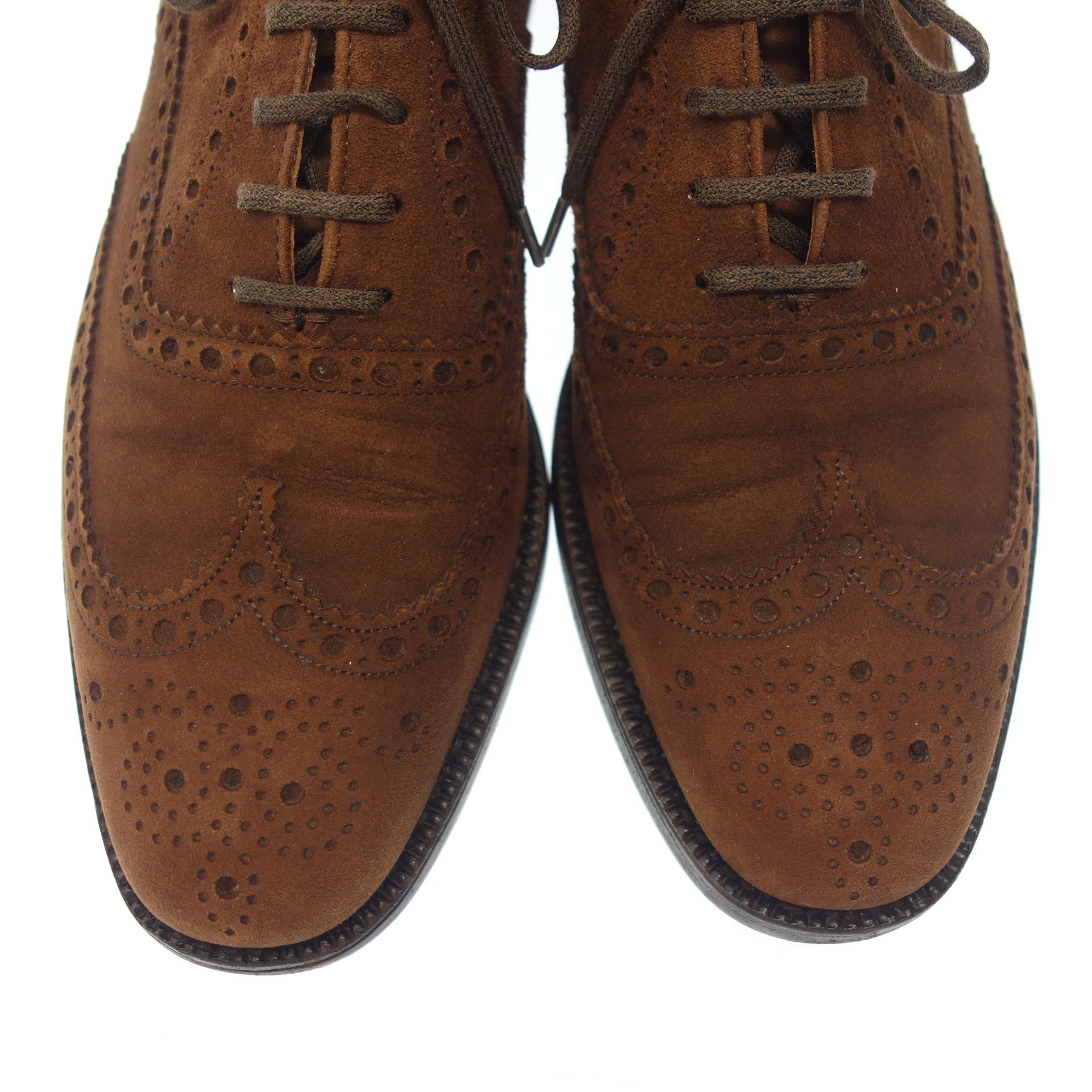 Church's】チャーチ 四都市 REAL CAPE BUCK フルブローグ スエード