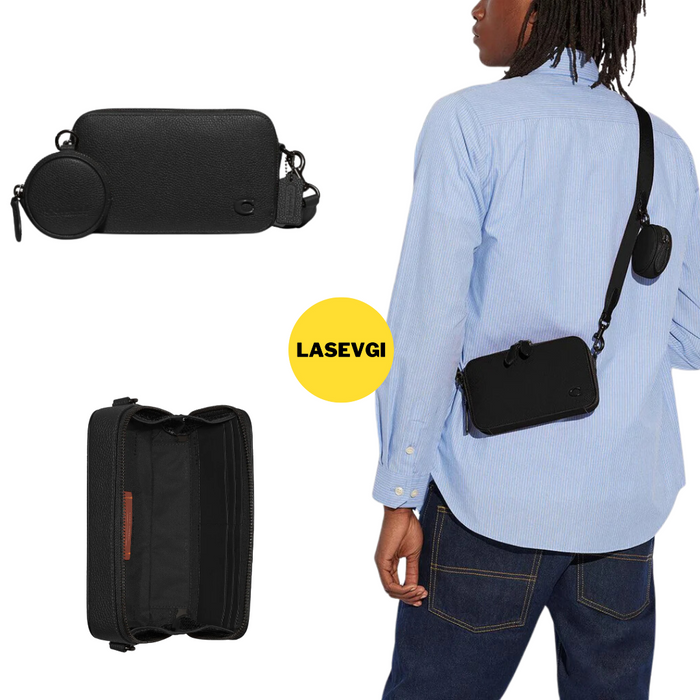 COACH Charter Slim Crossbody in Black CC070 — www.lasevgi.com