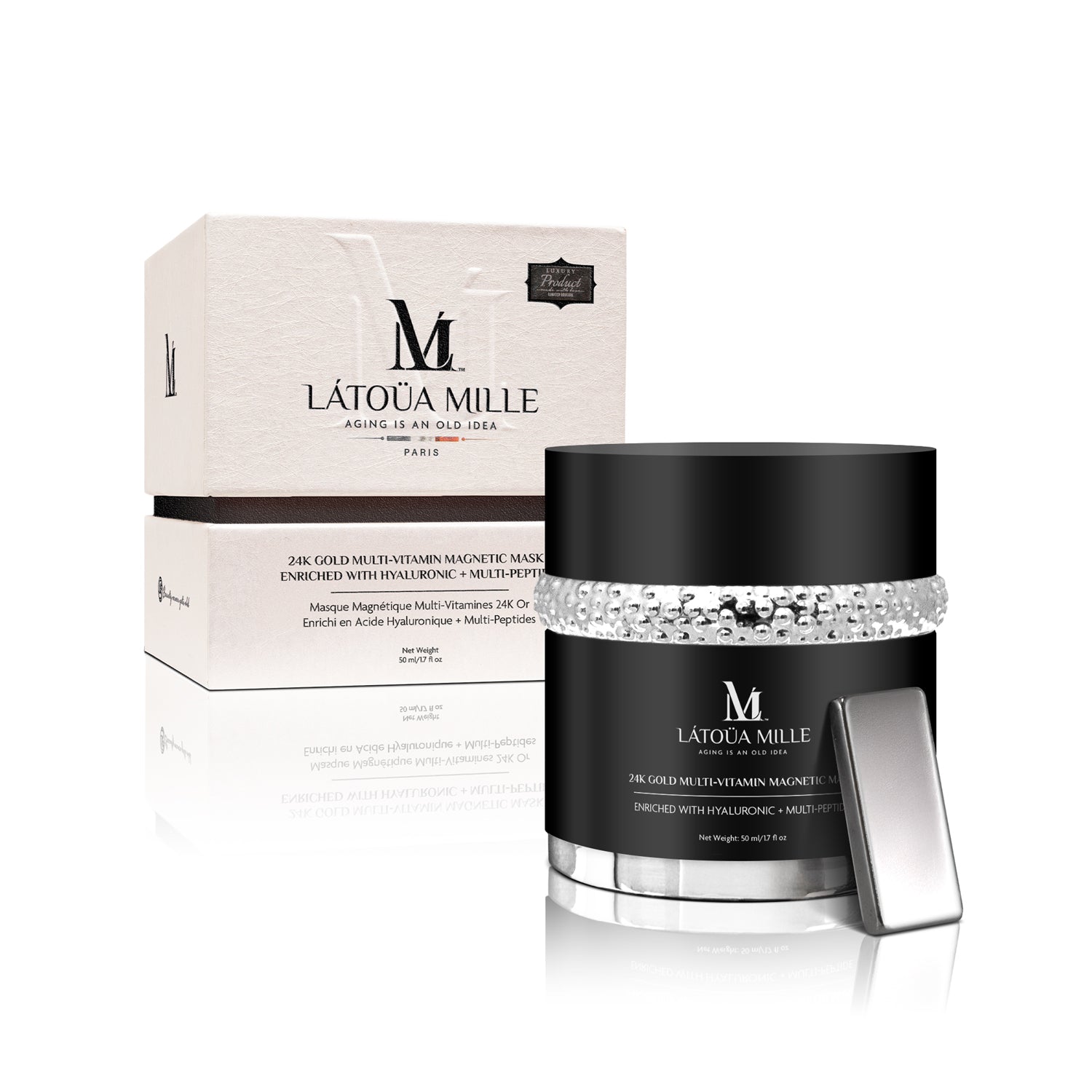 24K Gold Multi-Vitamin Magnetic Mask Enriched With Hyaluronic +