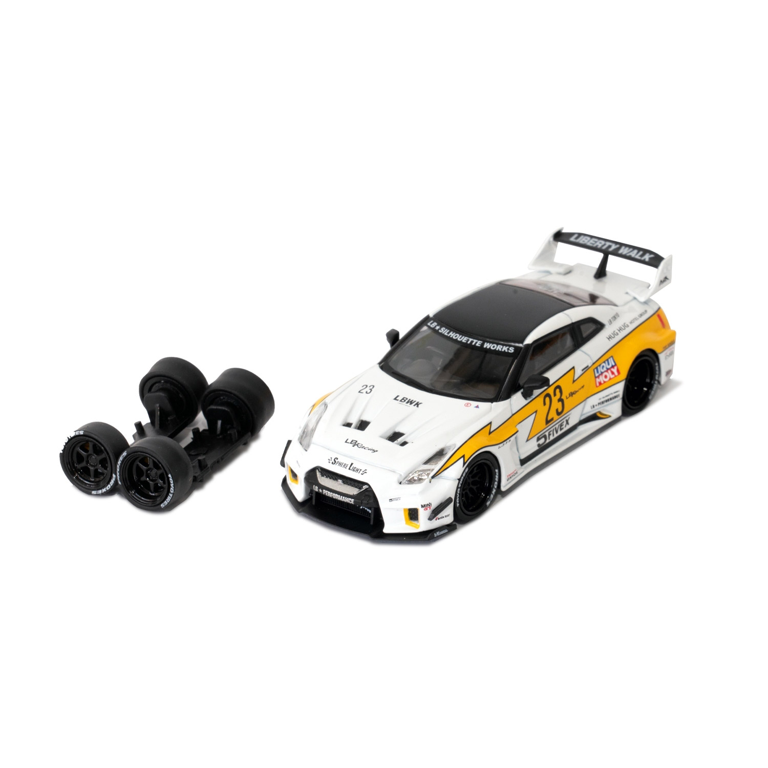 1/64 CM MODEL Nissan LB WORKS Super SilhouetteGTR R35 No.23 - LB