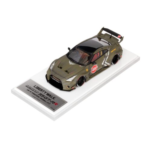 1/43 MakeUP LB Shiulette WORKS GT GTR Matte Dark Green - LB-ONLINE