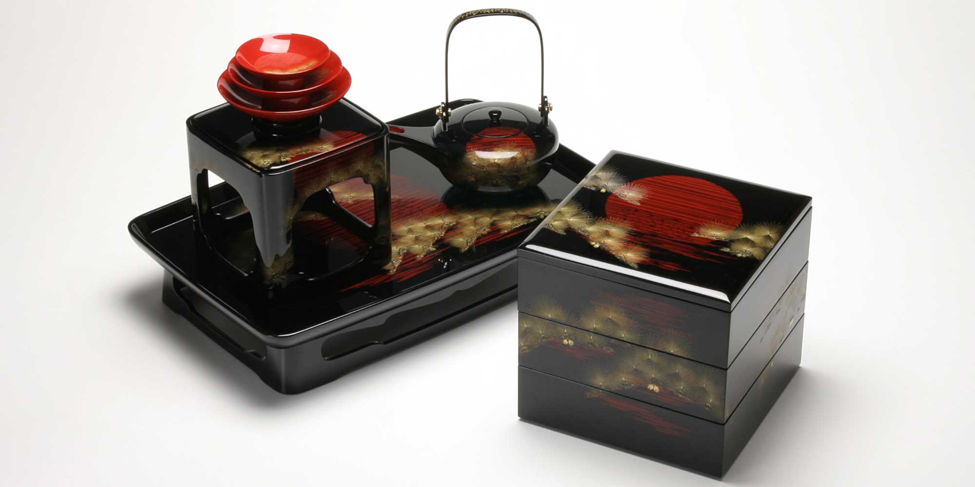 伝統工芸】輪島塗 湯呑 5客揃 地紙 野村勇斉氏作品 | ブランド洋食器