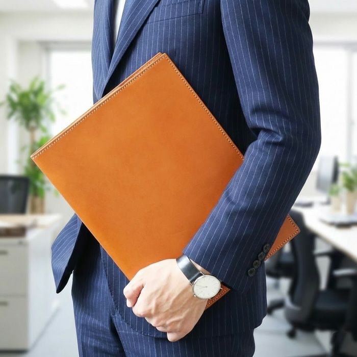 A4ノートカバー[nouki1] ｜革鞄・革小物のPORCO ROSSO（ポルコロッソ）