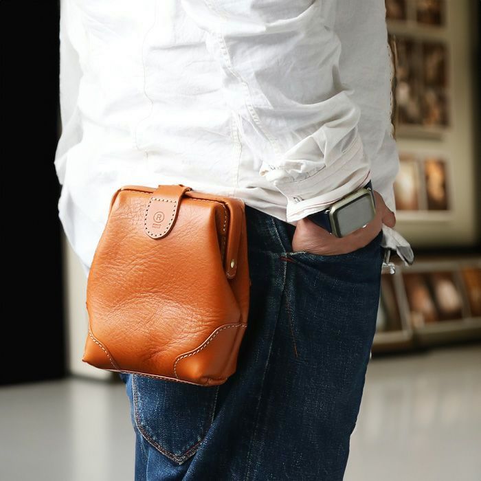 口枠ベルトポーチ｜PORCO ROSSO