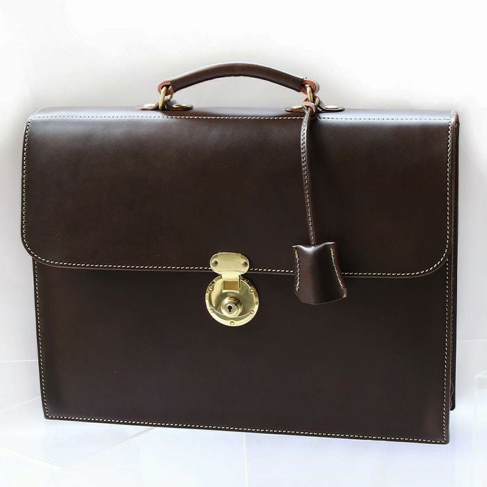 錠前かぶせブリーフケース｜PORCO ROSSO