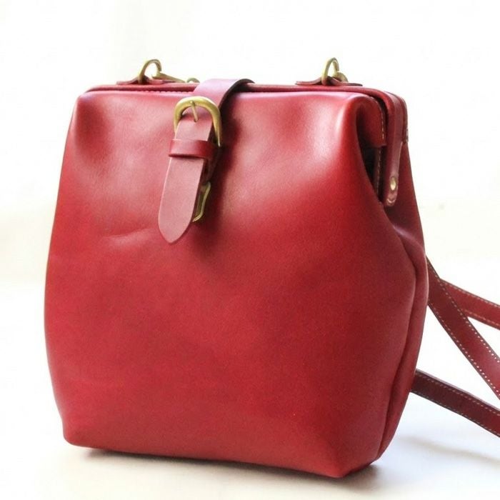 口枠ショルダーバッグ 薄マチタイプ｜PORCO ROSSO