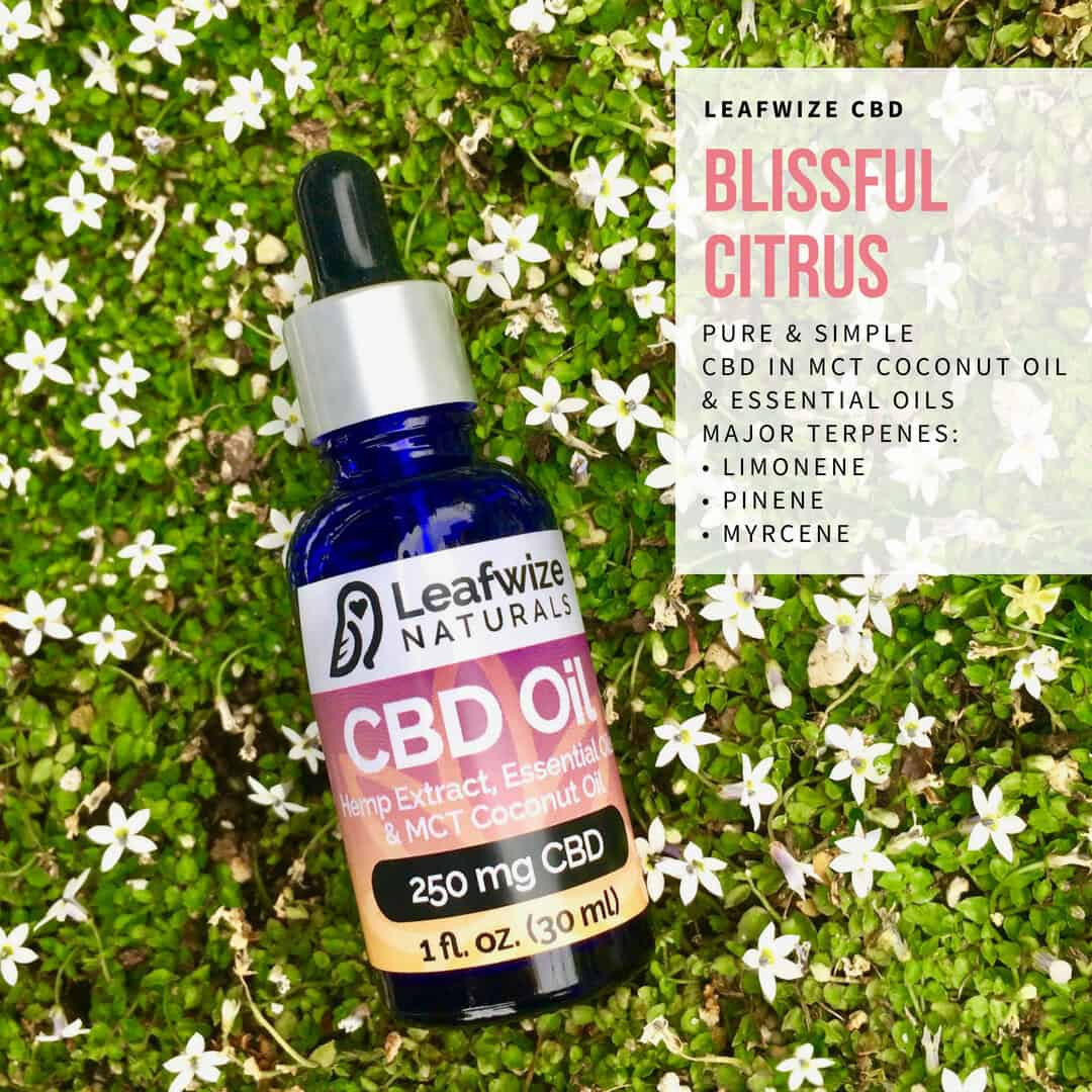 CBD Oil Tincture: Blissful Citrus | Leafwize Naturals