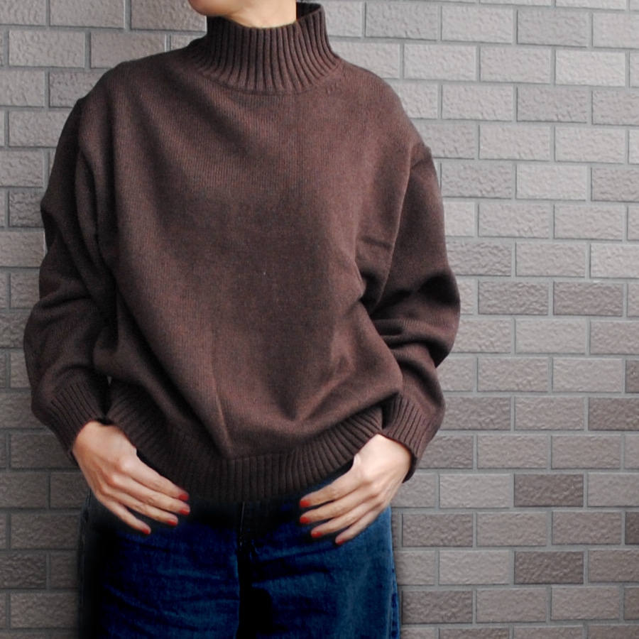 値下げ／【ユニクロ:C】高見えブラウンニット | LEE