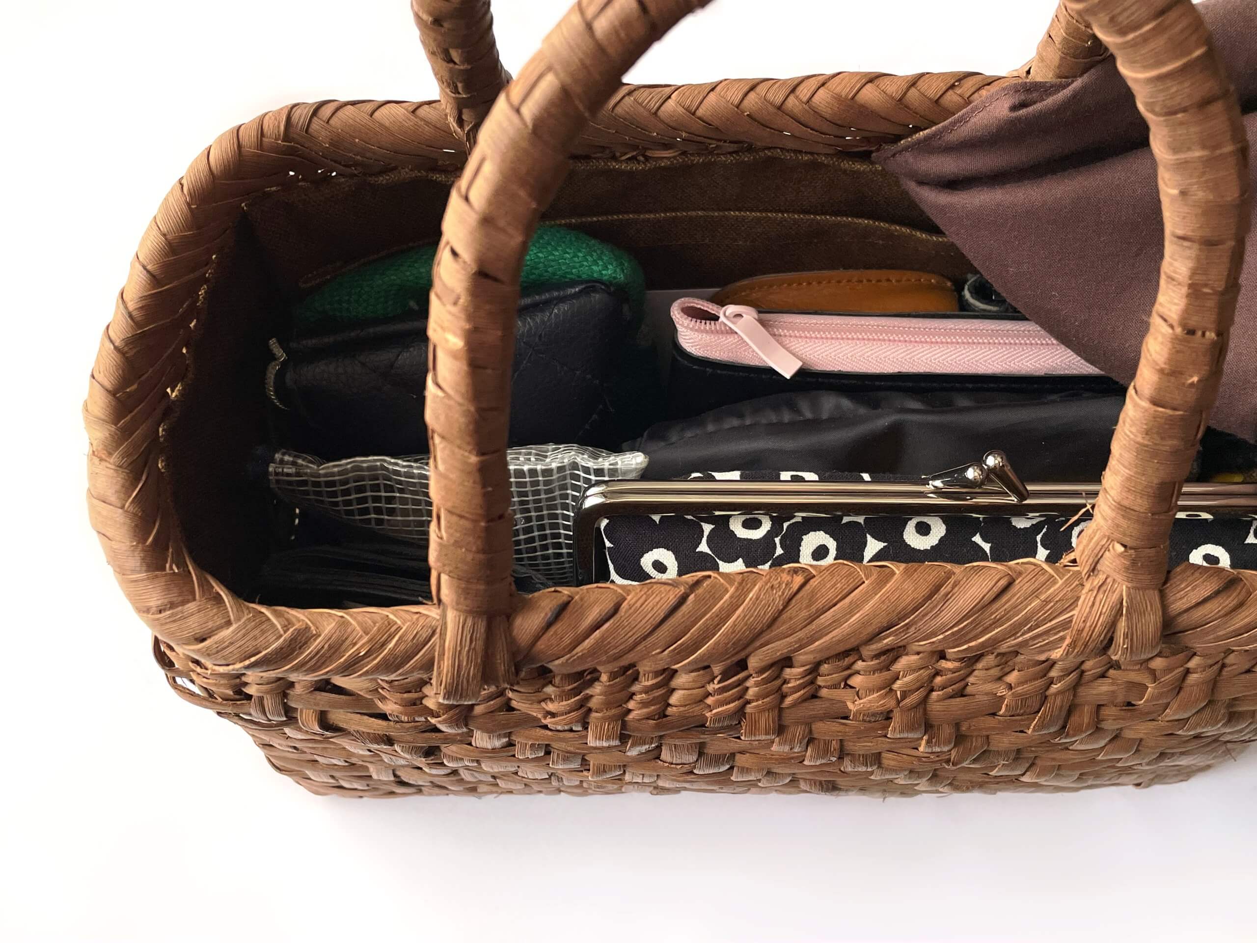 清水買い。山ぶどうのかごバッグ。 | LEE