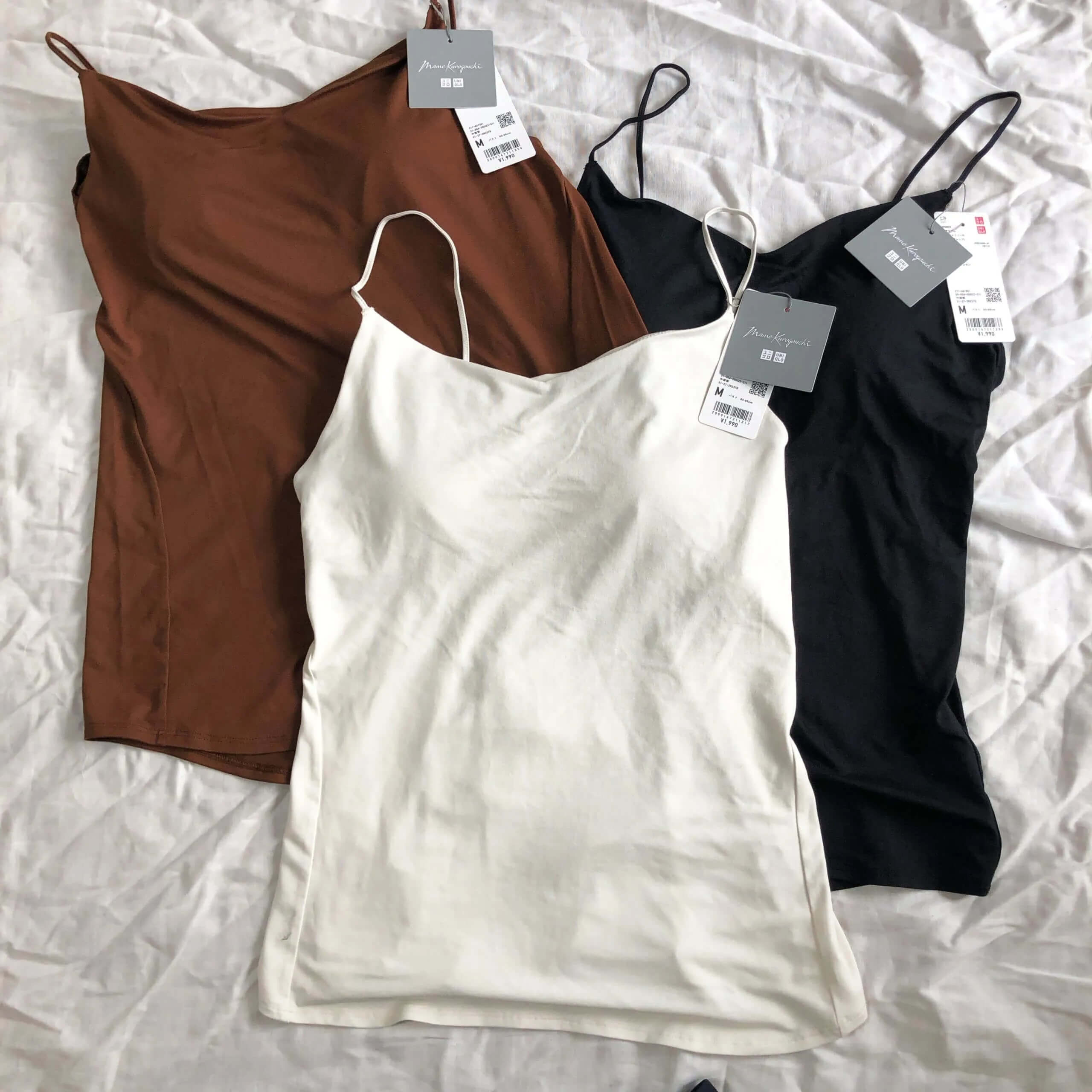 全色即買い！【ユニクロ×マメ クロゴウチ】大人のブラキャミが素敵です