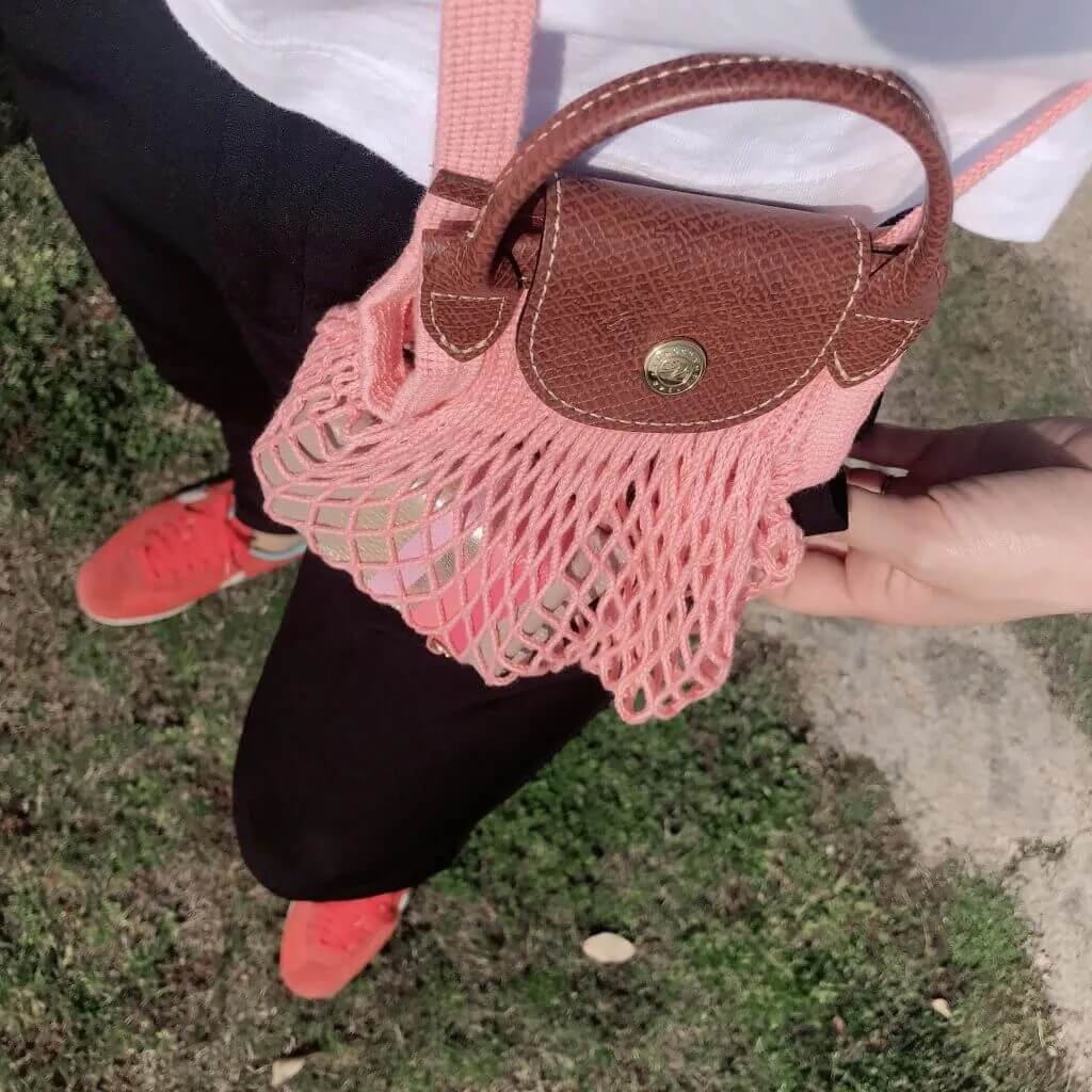 ロンシャンで夏バッグ購入！】ミニショルダーがお気に入りです！【ル