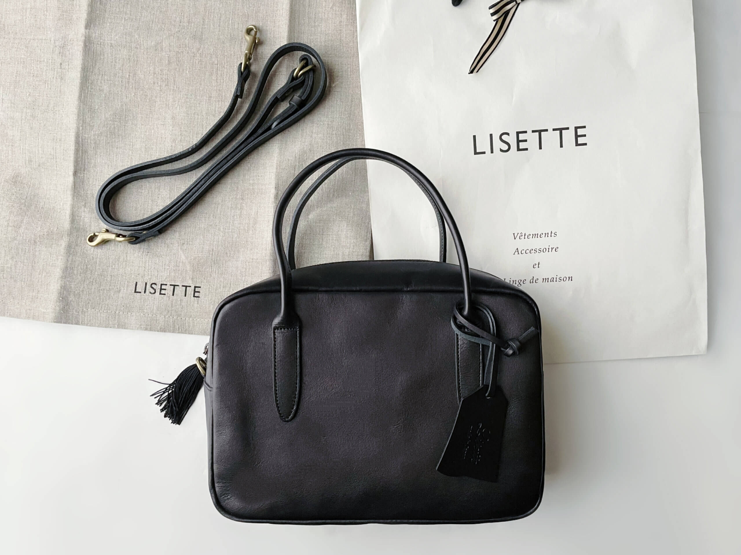 LISETTEの2WAY牛革バッグに一目惚れ♡フォーマルにもカジュアルにも