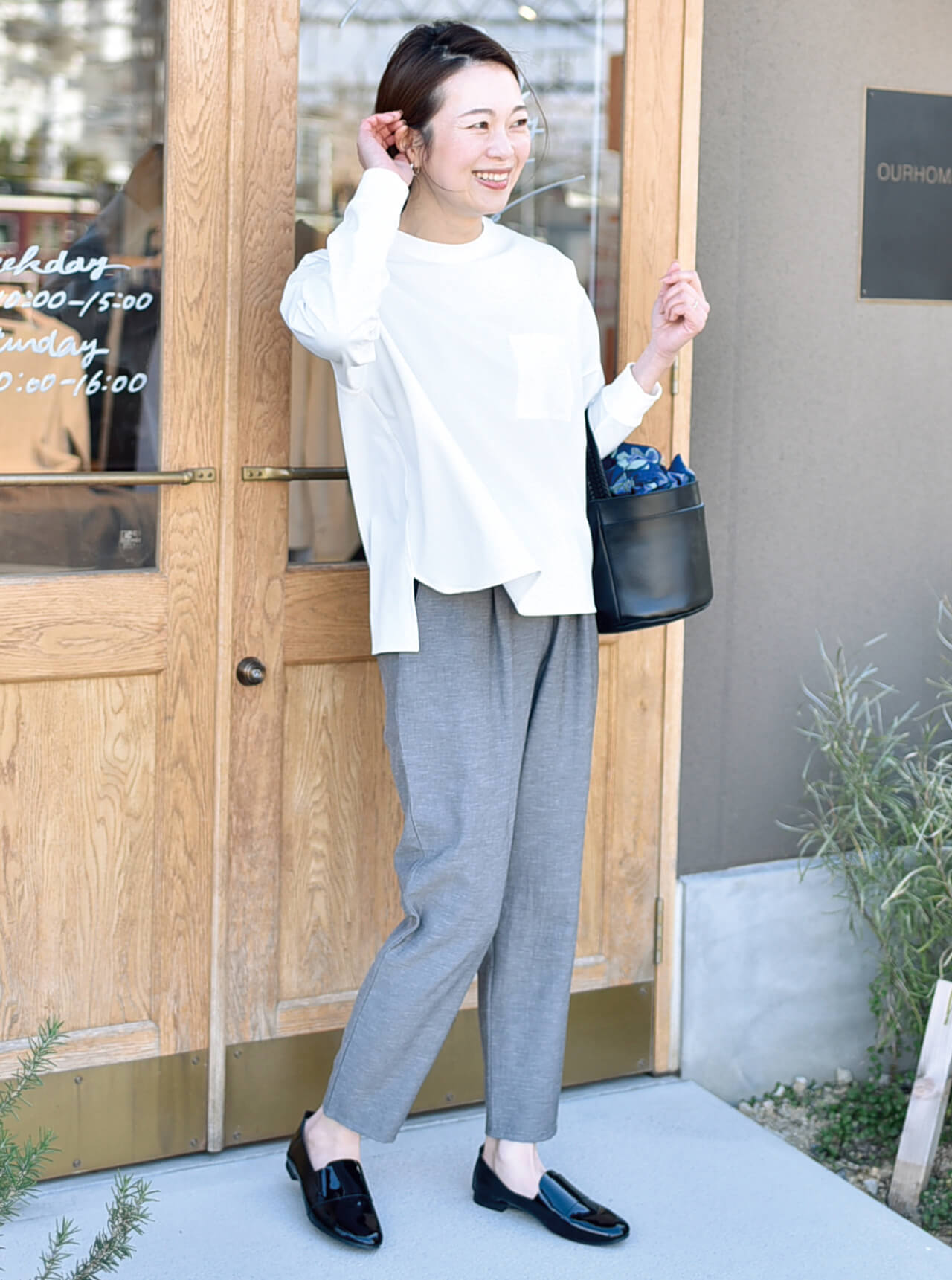 OURHOME Emiさん×ランブルダンス】レザースリッポンに黒エナメルが登場