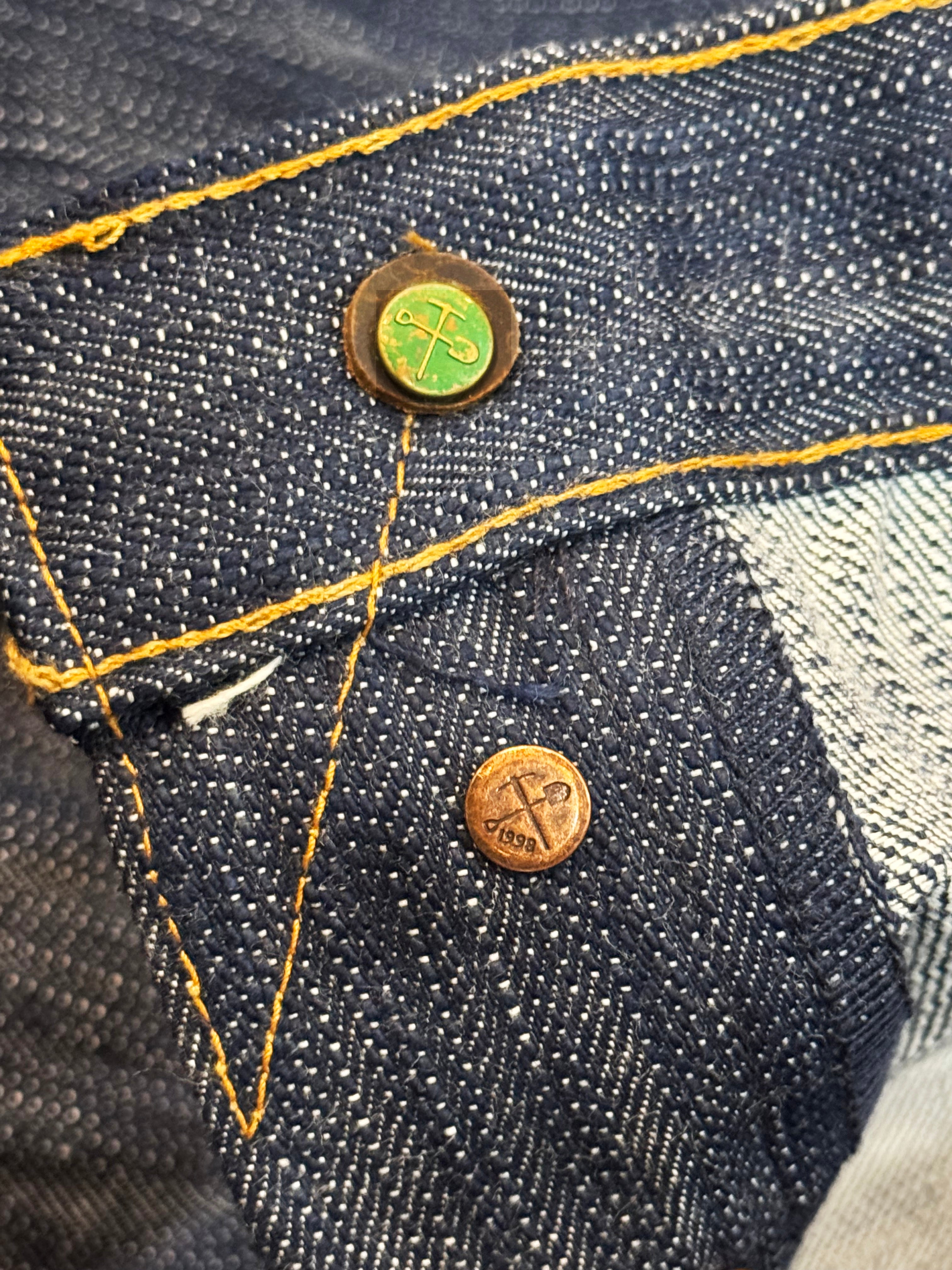 Smokestack Tokushima Shoai Hank Dyed denim (Natural plant dyed