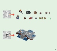 LEGO Instructions for set 21131 The Ice Spikes, Minecraft