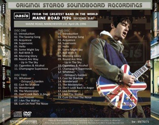 オアシス / 1996年4月27日＆28日 メインロード公演 SBD+Pro-Shot