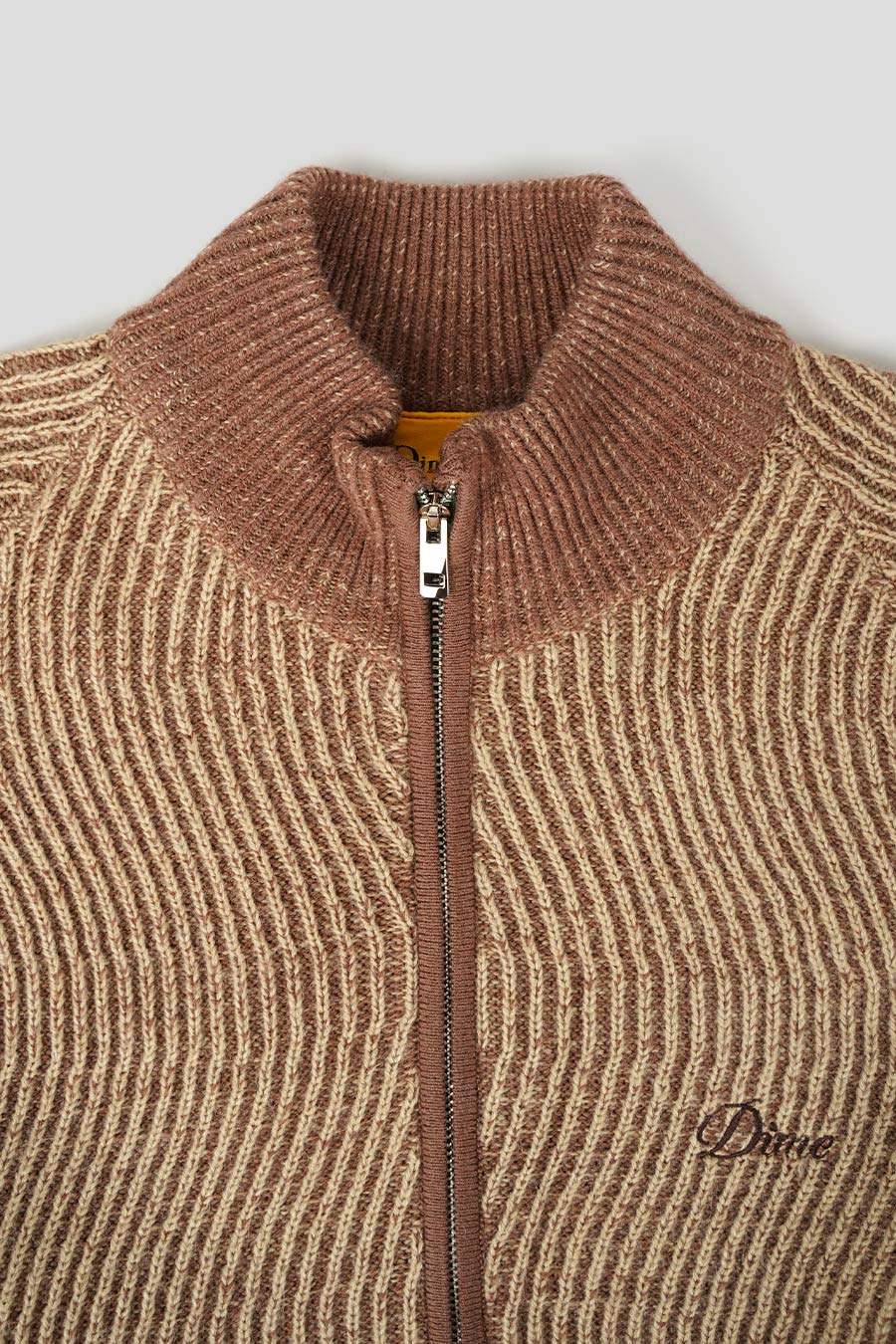 Dime - CAMEL DOUBLE-ZIP KNIT – LE LABO STORE