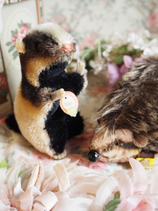 シュタイフ社製アナグマ10.5cmぬいぐるみドイツ jouet・おもちゃ