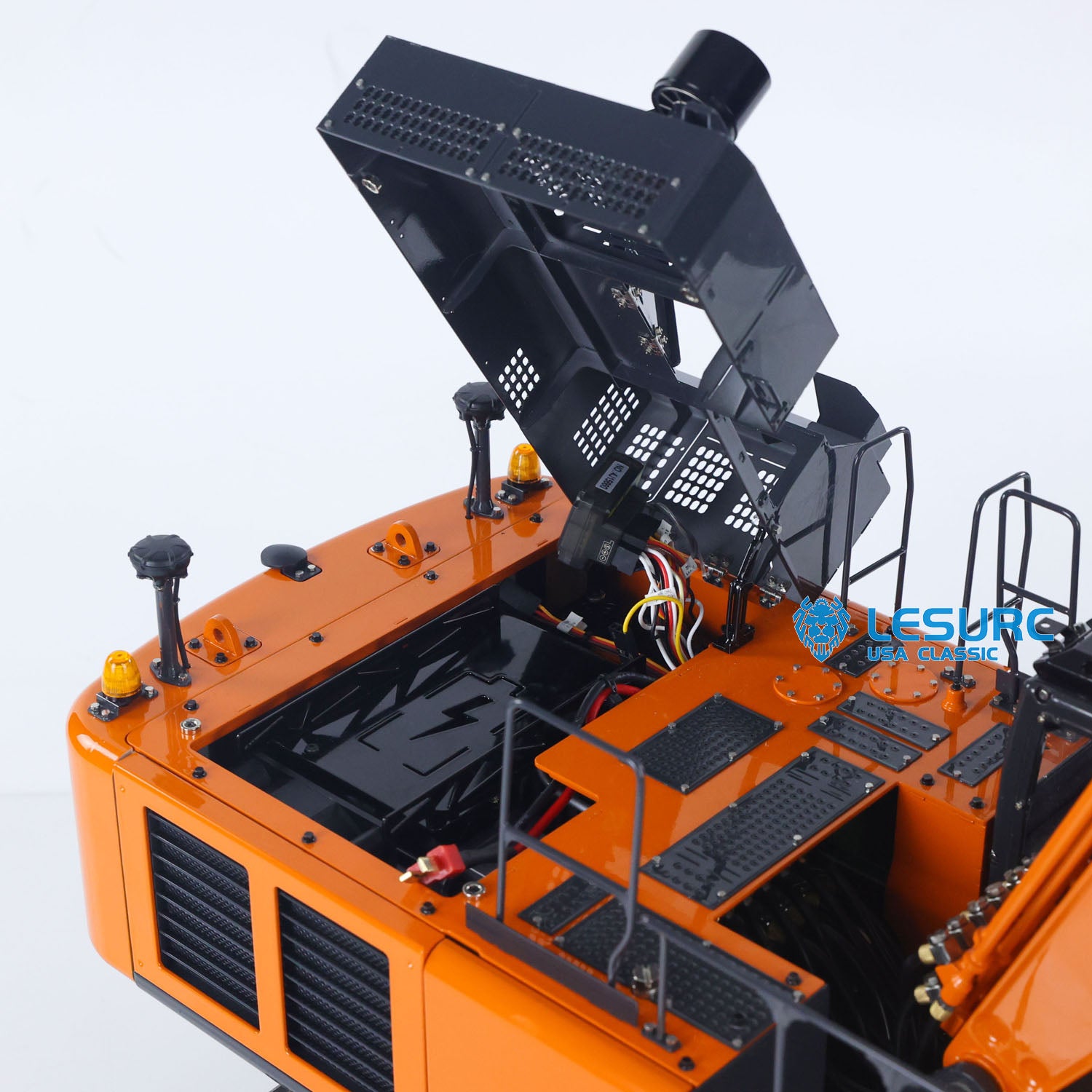 New Released! LESU 1/14 Aoue ZX490 Metal Hydraulic RC Excavator