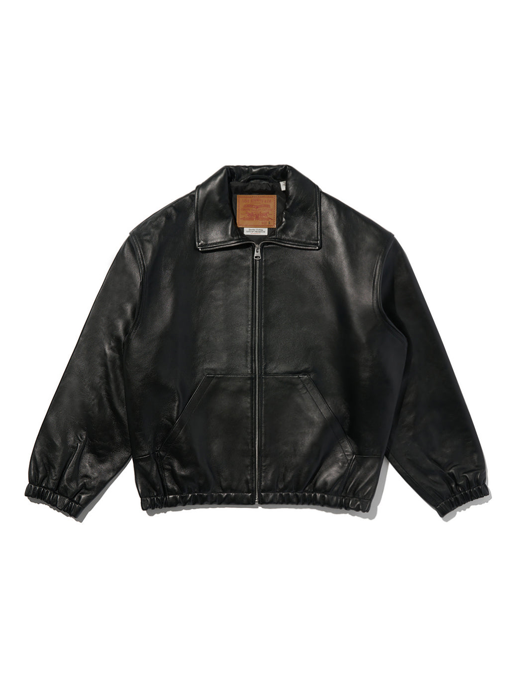 PREMIUM BLACK FULLZIP SPORTS LEATHER JACKET – リーバイス®公式