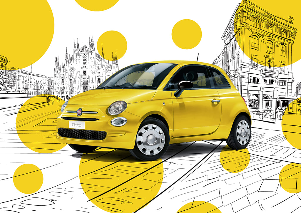 春にぴったりな”ハッピーイエロー”！ フィアット、限定車「Fiat 500