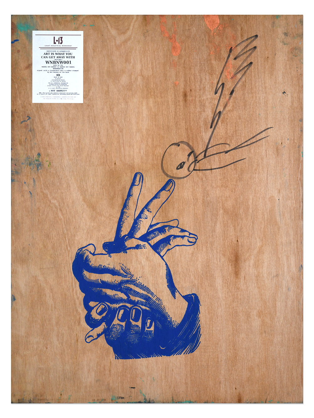 NOT BANKSY REJECTS & RARITIES SHOP – RARE (un)”Originals” – L-13