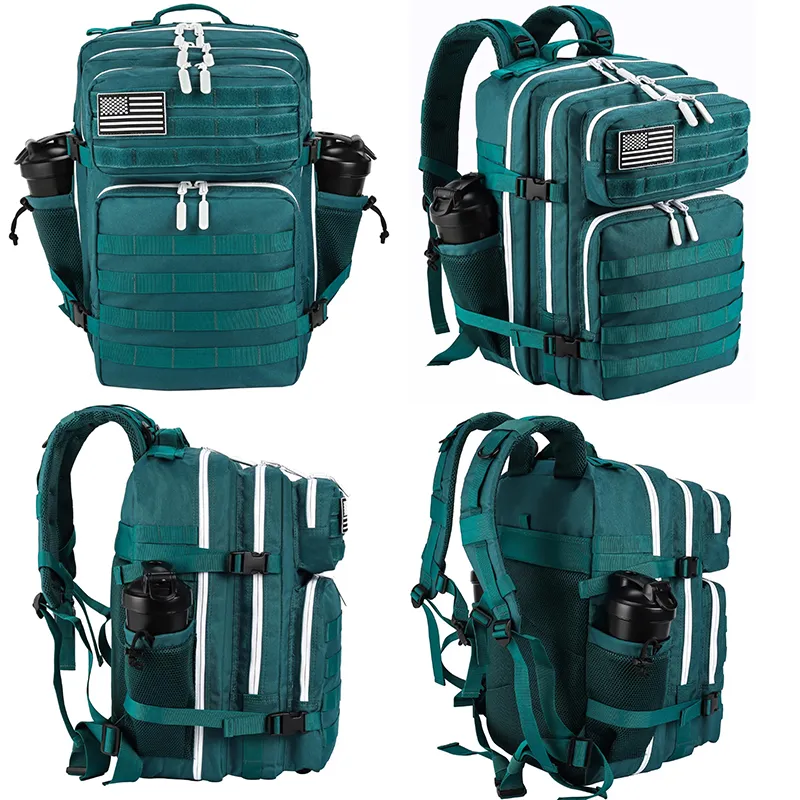 45L Large Gym Backpack W/Cup Holders Leopard - LHI