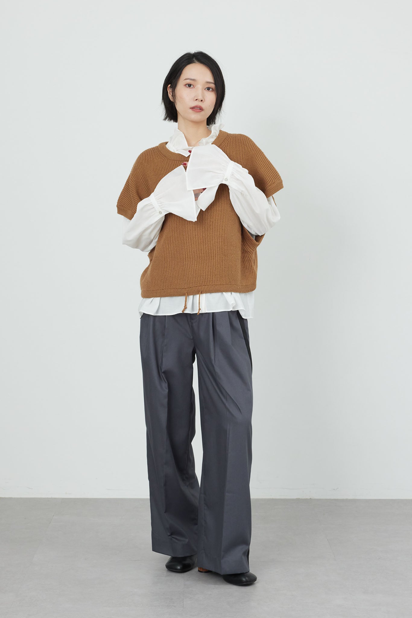 TRバイカラーパンツ