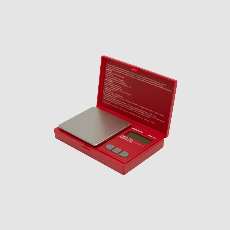 Supreme AWS MAX-700 Digital Scale Red | LIMITED SUPPLY