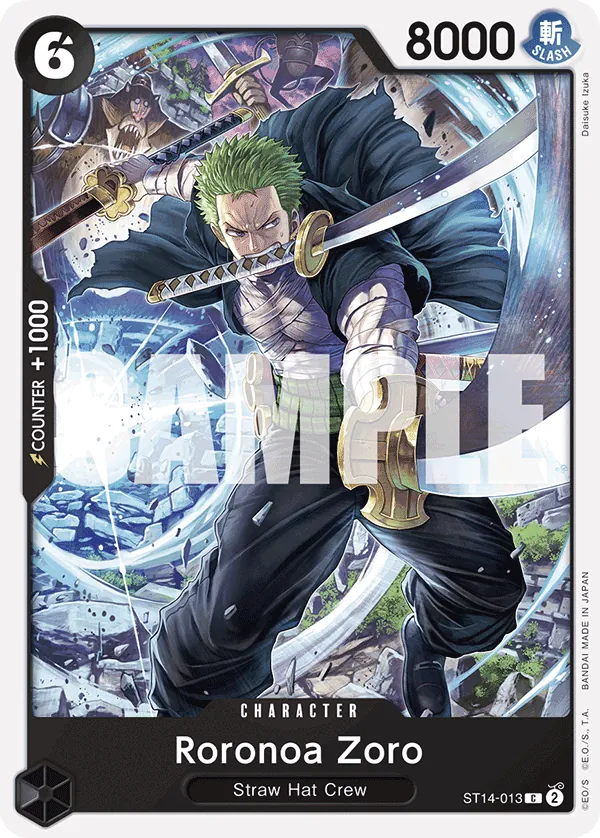 Roronoa Zoro (ST14-013) • 3D2Y – Limitless One Piece