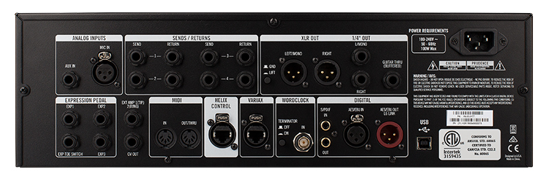 Line 6 | Helix Rack | Guitar Multi-Effects Processor