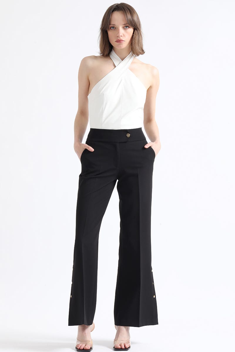 TOP HALTER CRUZADO, CRUDO