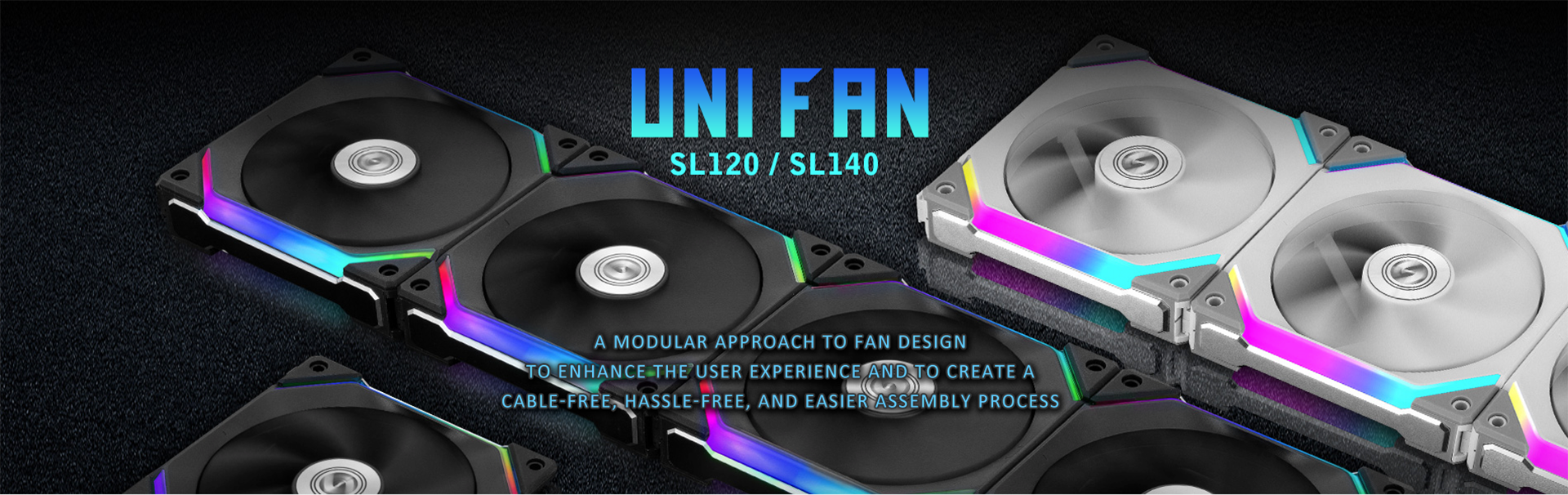 UNI FAN SL120 / SL140 - Daisychainable Fan