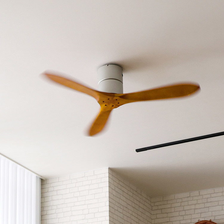 Modern Collection シーリングファン DCモーター REAL wood blades JE