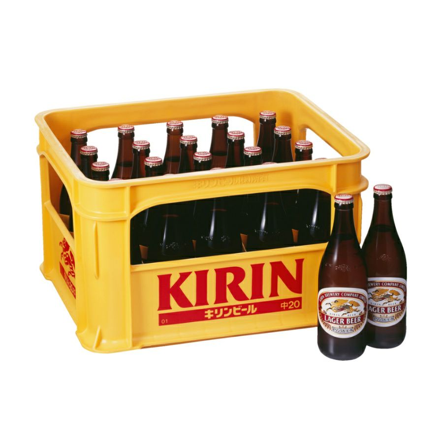 キリン ラガー 500ml中瓶 20本入/ケース | お酒の総合専門店【LIQUOR