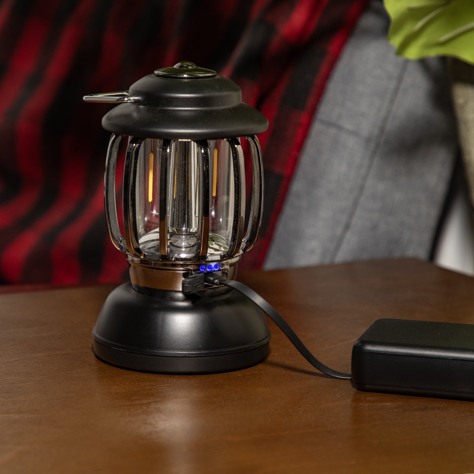 LitezAll Rechargeable and Battery Powered Camping Lantern with