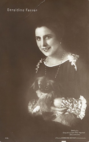 European Film Star Postcards: Imported from the USA: Geraldine Farrar