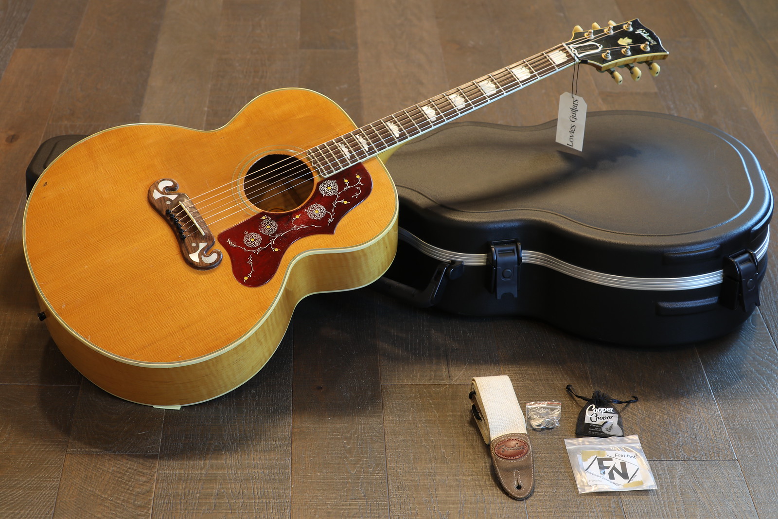 Vintage! 1964 Gibson J-200 Acoustic Guitar Natural + Hard Case