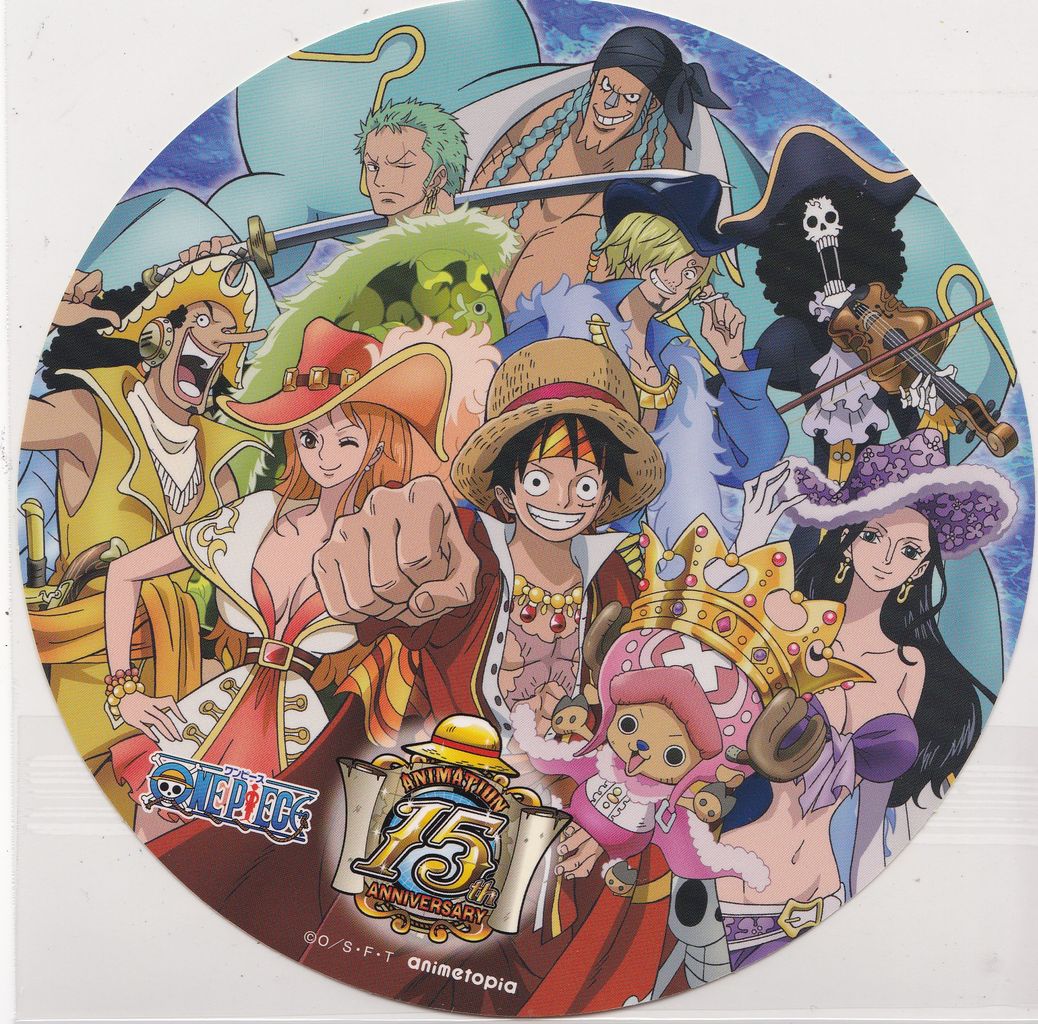 TVアニメ ONE PIECE 15周年記念商品発売中！！ : ONE PIECE 麦わら