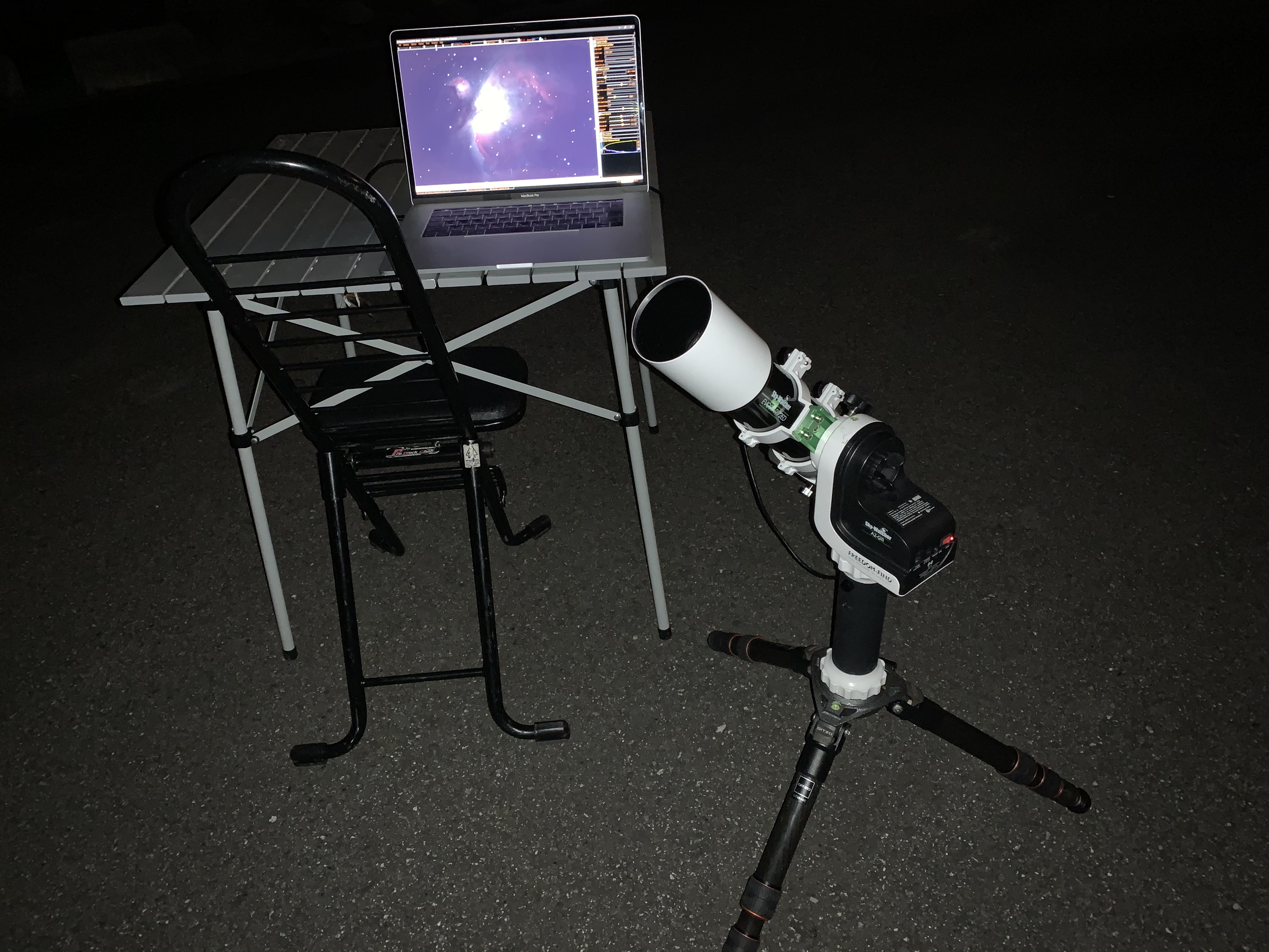 AZ-GTi経緯台モードを使っての簡単星雲撮影 : ほしぞloveログ