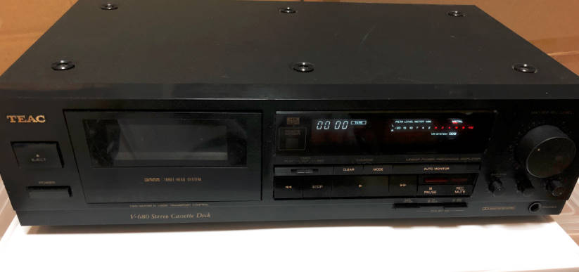 TEAC V-680 カセットデッキ ベルト交換 1回目 : 古いオーディオ好きのblog