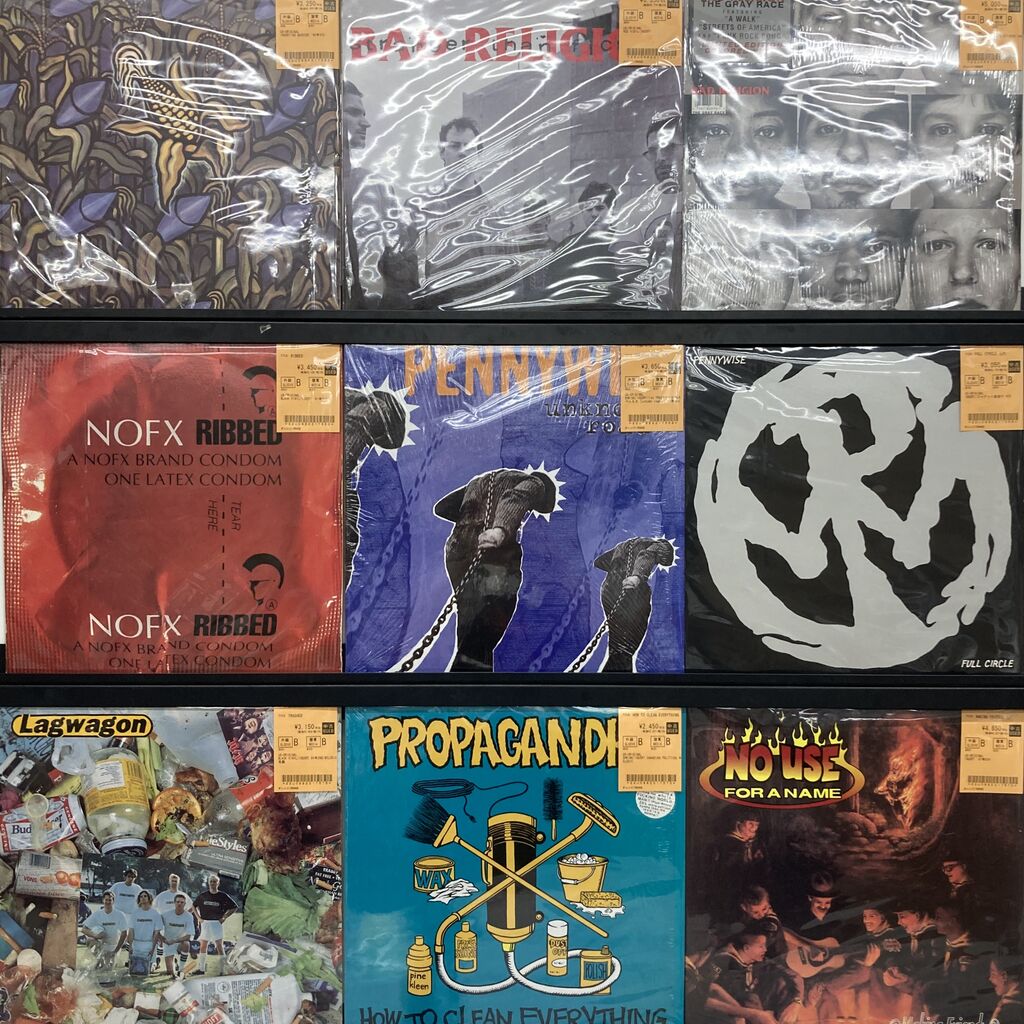 新着レコード情報！90'sメロコア名盤中心にパンク中古レコードが
