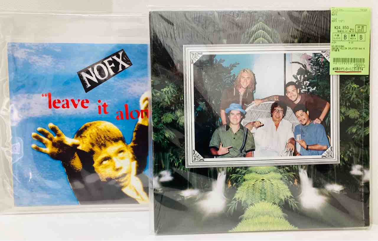 NOFXの『HOFX』『LEAVE IT ALONE 10inch』などレア盤から7インチ中古