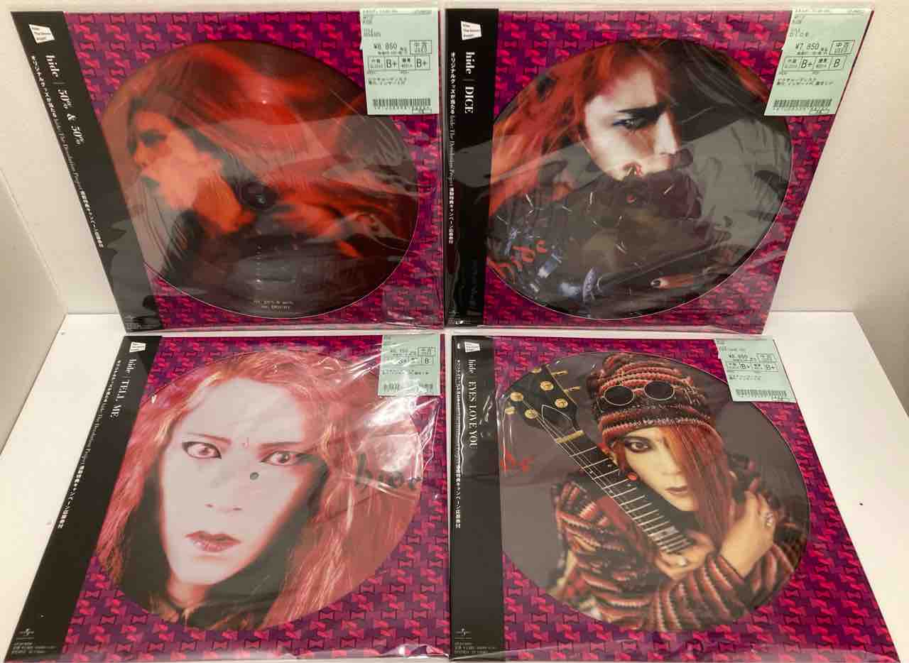 HIDEのピクチャー盤レコードまとまって入荷しました！！ : ディスク