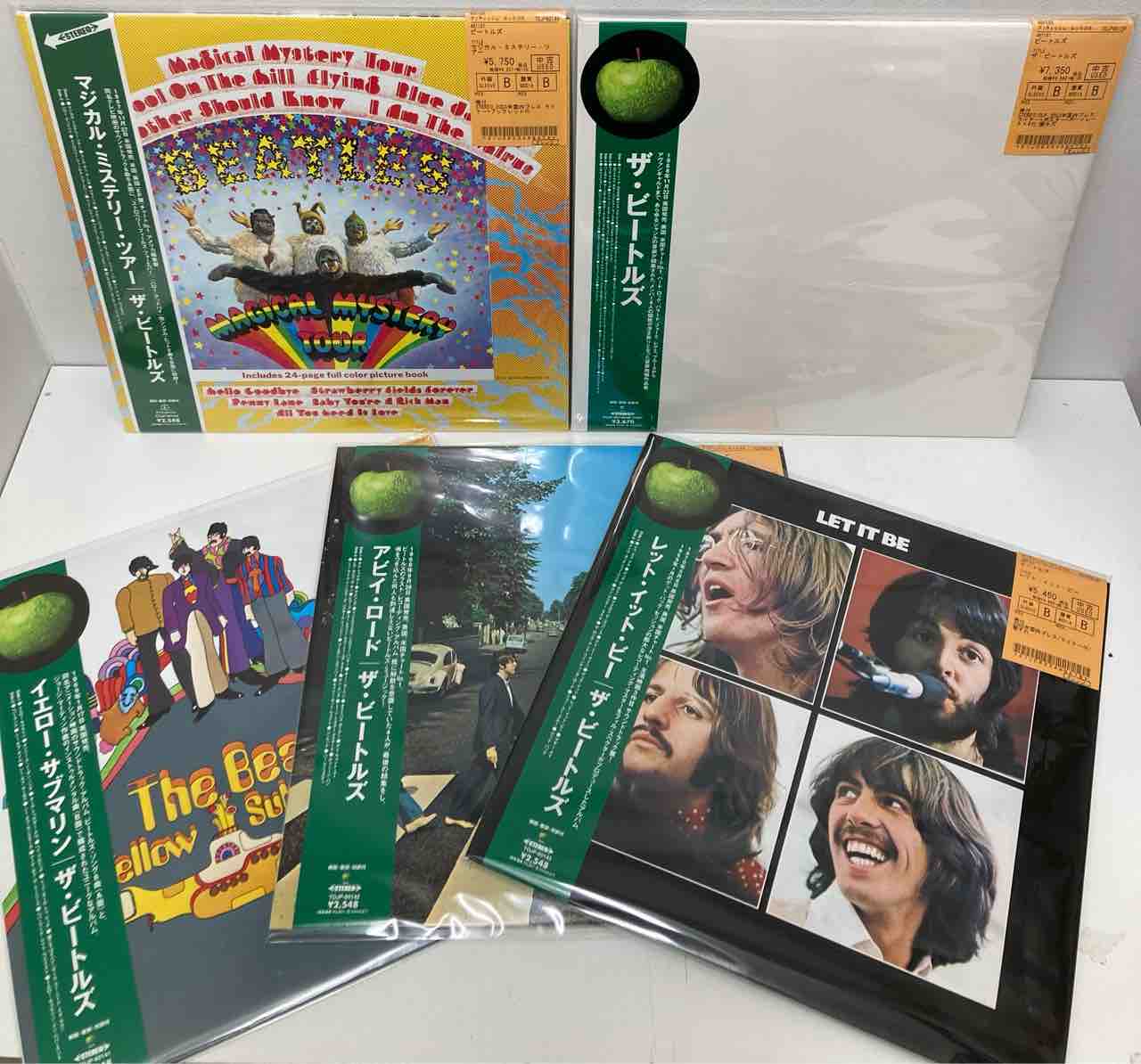 ビートルズ』2003年国内リイシュー盤帯付中古レコード 全タイトル一挙
