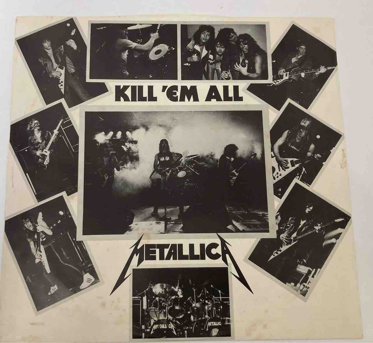 メタリカ]の『KILL 'EM ALL』のUSオリジナル盤中古レコードや[オジー