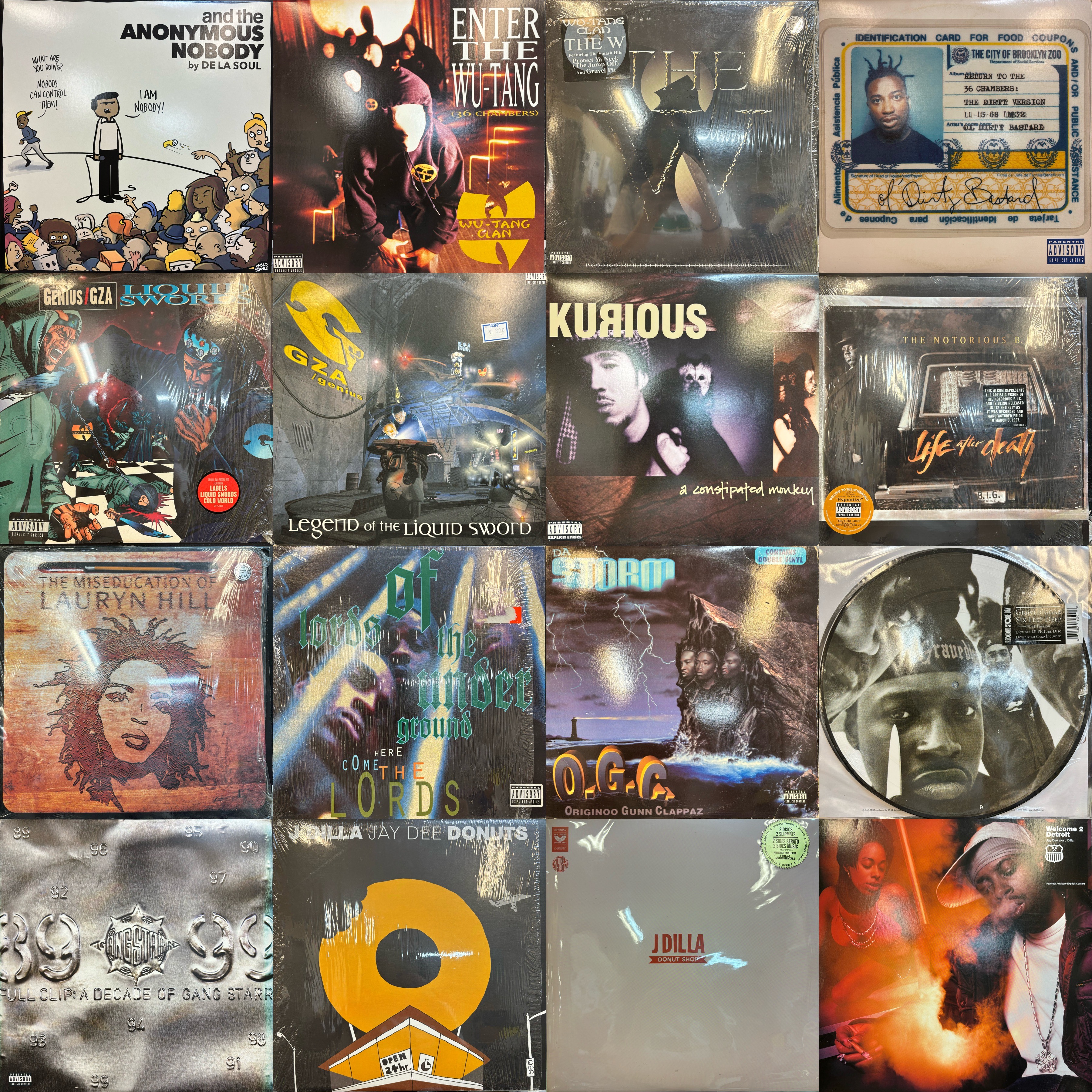 □4/28(日) HIP HOP VINYL SALE 通販ボタン付でリスト更新しました