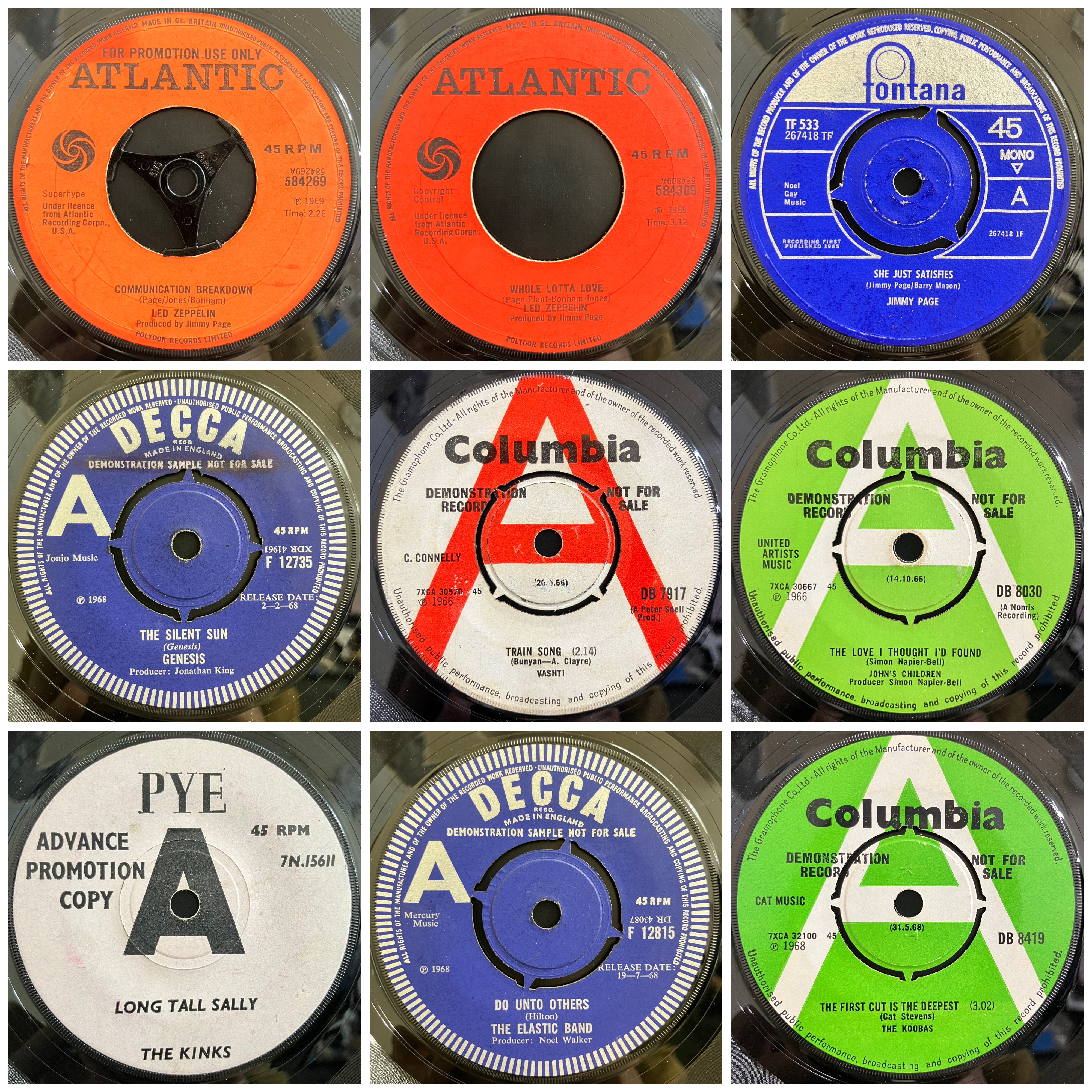 □8/23(土)「ロック 7inchシングル廃盤セール 」通販ボタン付きで価格