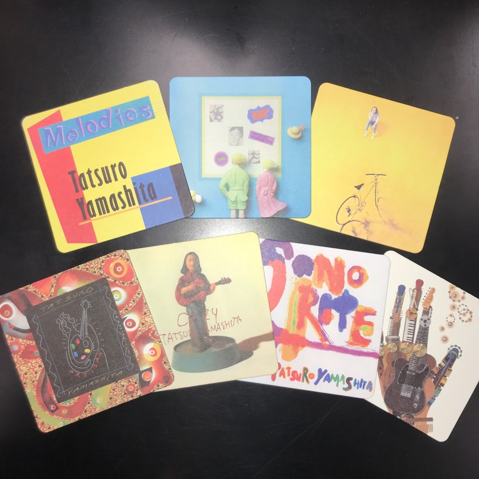 山下達郎 アルバムジャケットデザインコースター入荷 : ディスク